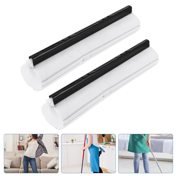 OFFIGAM 2Pack Roller Mop Replacement PVA Grey Floor Cleaning Tool