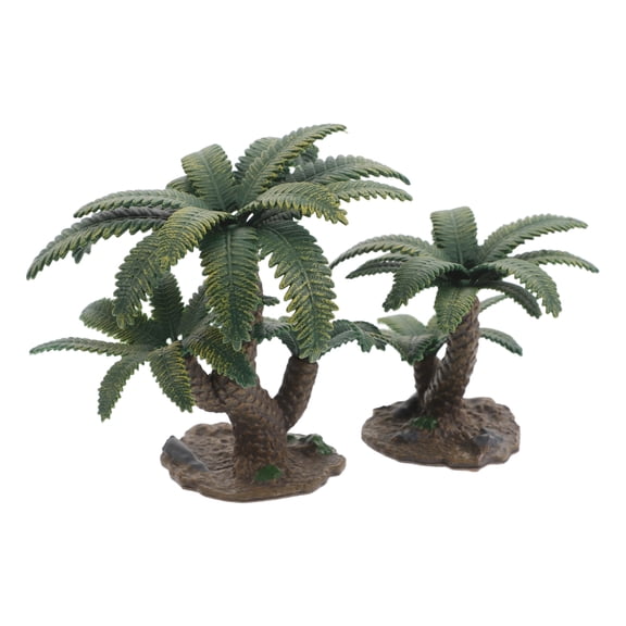 OFFIGAM 2Pcs Plastic Trees Multi For Compact Design Home Office Retail Decor Creative Hobbyists