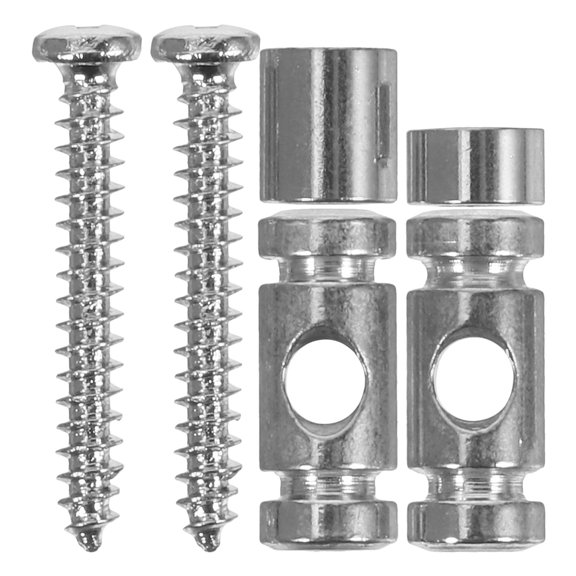 OFFIGAM 2-Pack Plated Guitar String Retainers Metal Headstock String Tension Locks