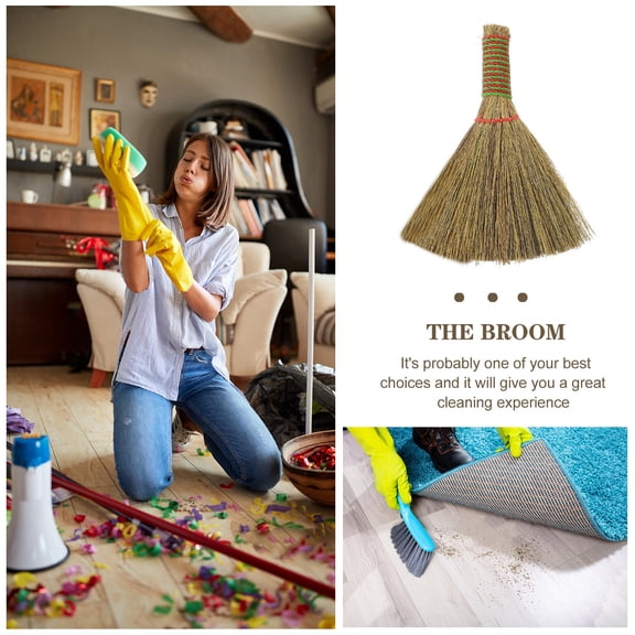 OFFIGAM Portable Desktop Broom with Ergonomic Handle, Great for Hard-to-Reach Areas 2Pcs