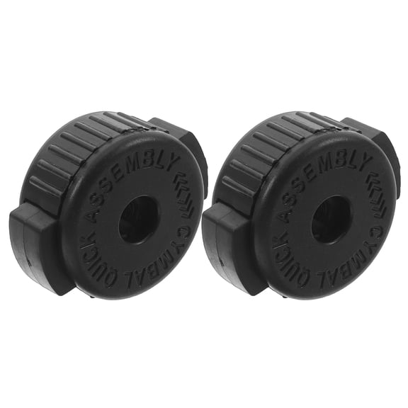 OFFIGAM 2-Pack Quick Release Drum Cymbal Nuts in Black, Drum Hardware for Secure and Easy Cymbal Setup