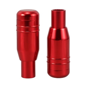 OFFIGAM Set of 2 Red Car Gear Shift Knobs Made from Lightweight Aluminum Alloy for Smooth Driving