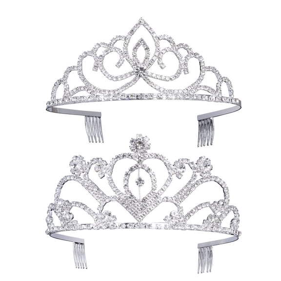 OFFIGAM 2 Pieces Rhinestone Hair Comb for Wedding, Party, Prom, and Special Occasion Hair Accessories