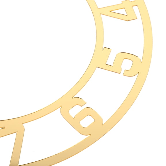 OFFIGAM 2 Pieces Round Acrylic Clock Face Numbers for Clock Making and Living Room Wall Decor