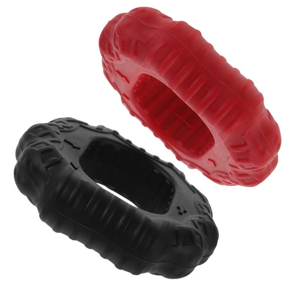 OFFIGAM 2-Pack Silicone Fitness Grips for Hand Gripper Strengthener with Adjustable Resistance for Sports and Exercise