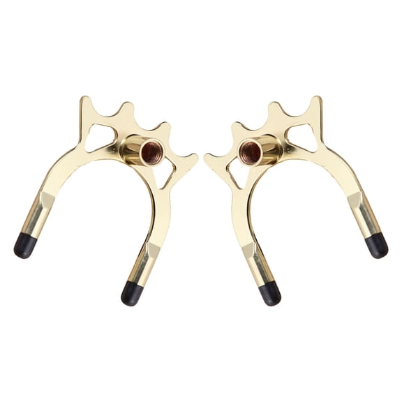 OFFIGAM 2Pcs Snooker Pole Head in Golden Color for Stable Accurate Shots and Easy Cue Rest