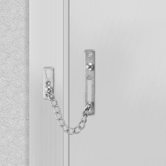 OFFIGAM 2-Pack Heavy Duty Stainless Steel Door Chain Locks for Enhanced Front Door Security and Home Hotel Safety