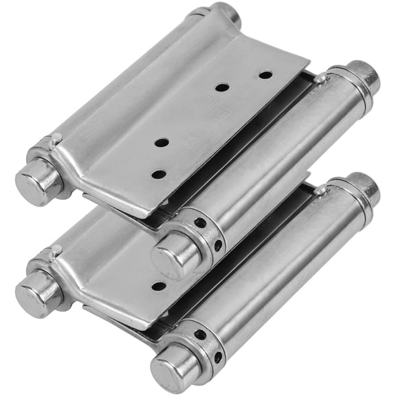 OFFIGAM 2-Pack Heavy Duty Stainless Steel Spring Loaded Swinging Door Hinges for Gates and Doors