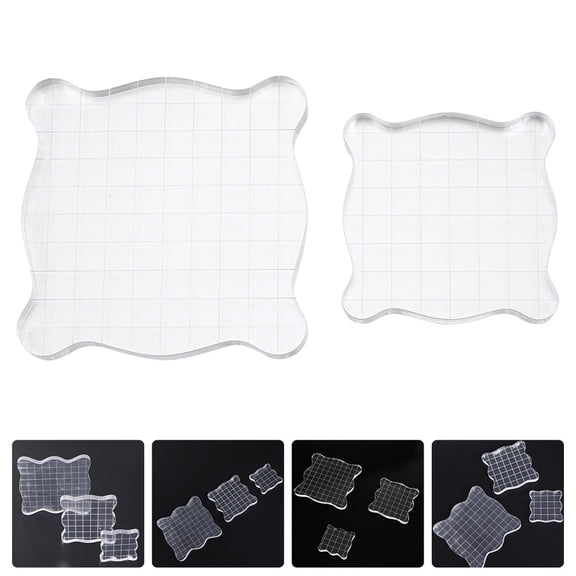 OFFIGAM 2-Pack Craft Stamp Tools with Comfortable Grip for Notebook Decoration and Crafting Projects