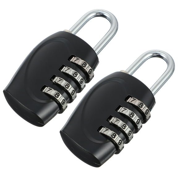 OFFIGAM 2-Pack Black Zinc Alloy Storage Case Locks with Password Setting for Secure Locking