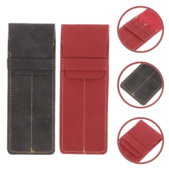 OFFIGAM Set of 2 Pen Sleeve Pouches for Ballpoint Pen Storage and Organization