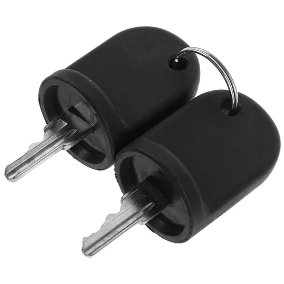 OFFIGAM 2Pcs Black Golf Cart Ignition Keys Universal Starter Switch for Electric Scooters