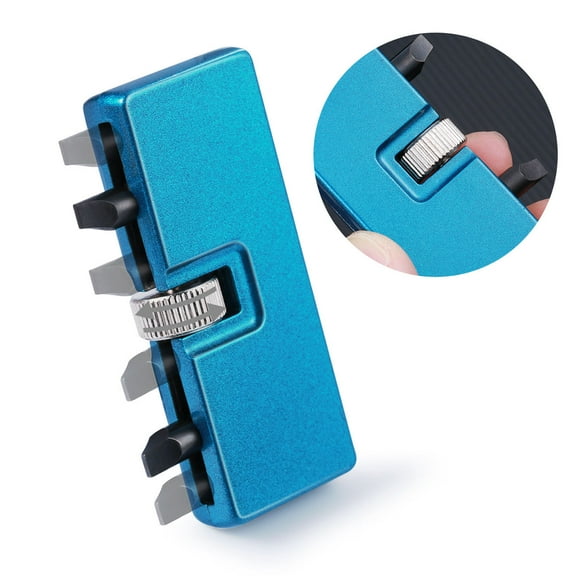 OFFIGAM 2-Piece Watch Case Back Opener Repair Tool Set with Adjustable Holder for Professional Watch Repair