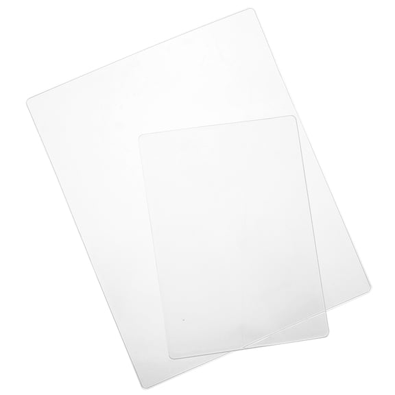 OFFIGAM 2Pcs White Gel Plates for Artistic Gel Printing Multipurpose Reusable Crafting Tool