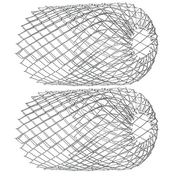 OFFIGAM Aluminum Alloy Gutter Filter Leaves Clogging for Gardens 2Pcs