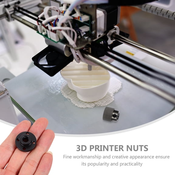 OFFIGAM 2Sets T8 Lead Screw Pom Nut Black for 3D Printer Durable Smooth Quiet Operation