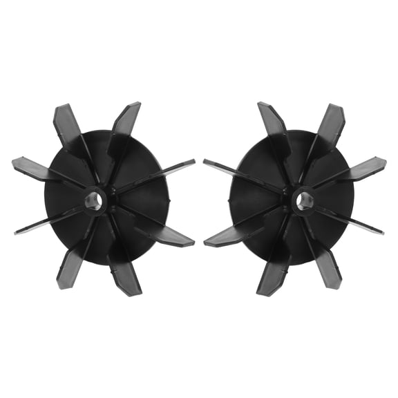 OFFIGAM Air Compressor Black Plastic Fan Blades, Universal Compatibility, Lightweight Design
