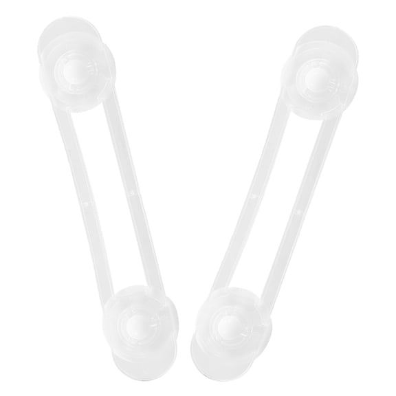 OFFIGAM Childproof Cabinet Locks, Flexible Plastic for Baby Proofing, Home Use, Set of 2, Child Safety