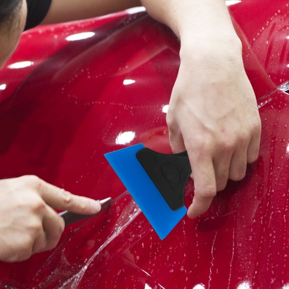 OFFIGAM 2- PP Vinyl Squeegee for Car Film Installation, Auto Window Tint Scraper Tool for Vehicle Body Use