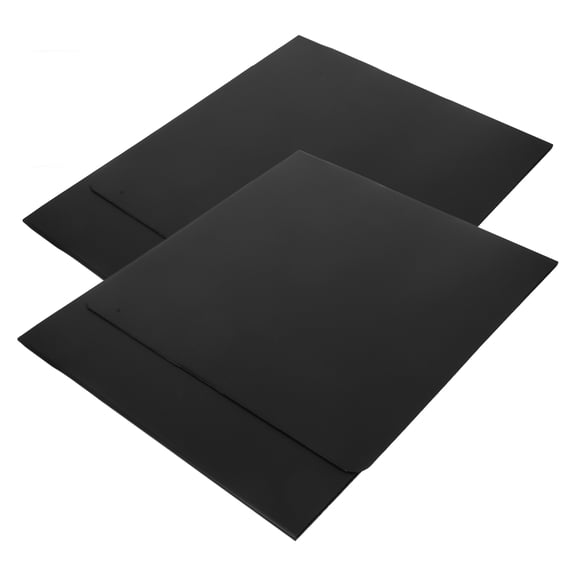 OFFIGAM 2pcs Desk Dividers For Students Black PP For Classroom Use Teacher Supplies