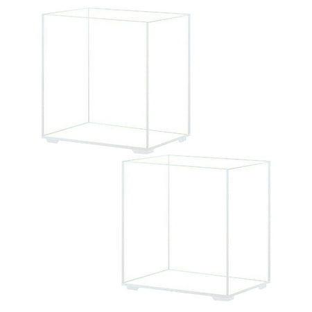 OFFIGAM Transparent Aquarium Tank Acrylic 2Pcs