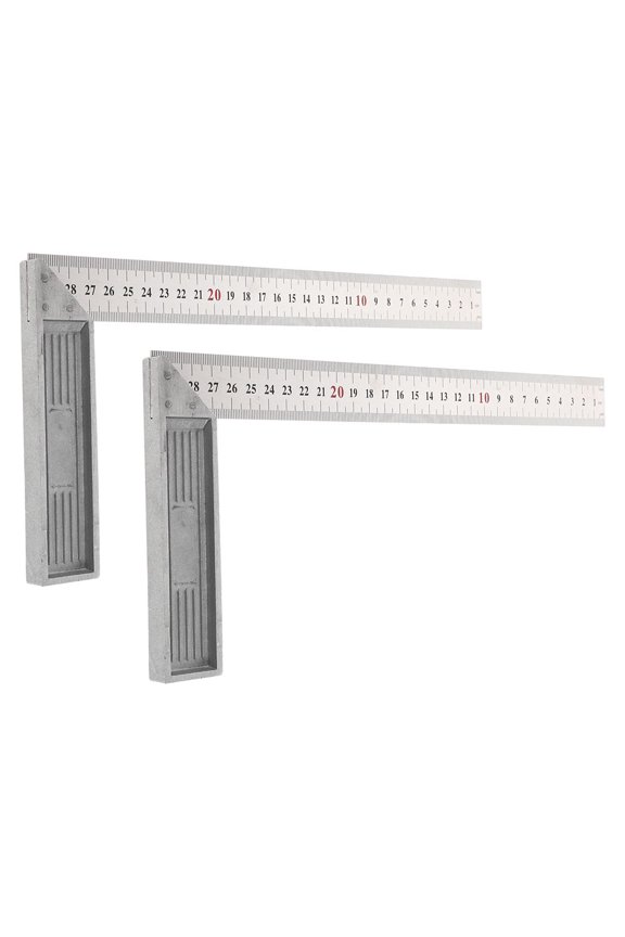 2-Pack Professional Carpenter Measuring Tools Stainless Steel Precision Woodworking and Carpentry Instruments