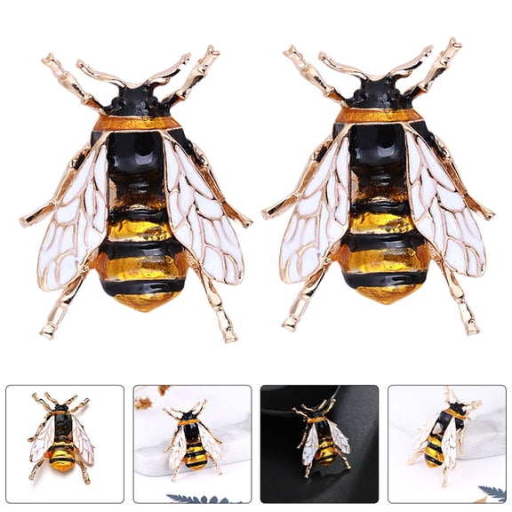 OFFIGAM 2pcs Retro Brooch Set, Alloy Decorative Pins for Casual and Formal Wear, Stylish Accessories for Women and Men