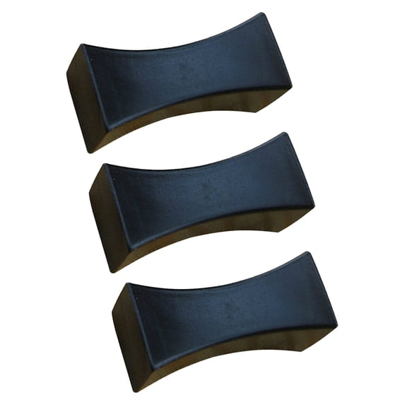 OFFIGAM 3-Pack Black Glass Fiber Pillow-Shaped Chopsticks Holder Rack - Utensil Rest for Kitchen