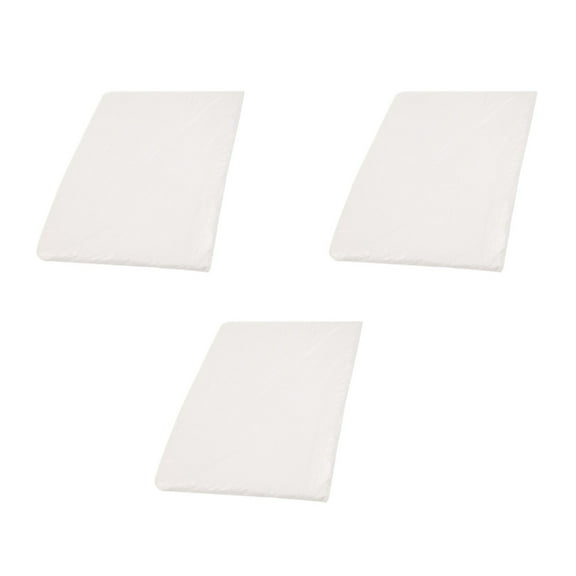 OFFIGAM Kitchen Table Protector White PE Disposable Tablecloth Sheets 30 Count and