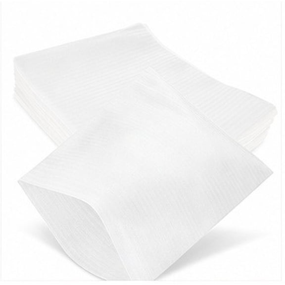 OFFIGAM 300Pcs Foam Packaging Bags White Epe Foam Cushioning Sheets for Protective Storage Use
