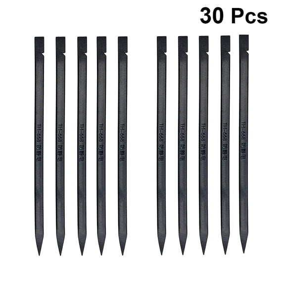 OFFIGAM 30Pcs Black Anti-Static Spudger Double Ended Pry Bar for Phone Tablet Electronics