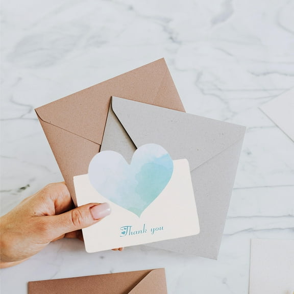 OFFIGAM 30Pcs Multi Color Rectangular Paper Greeting Cards for Christmas Events 5.3x3.9x0.04In