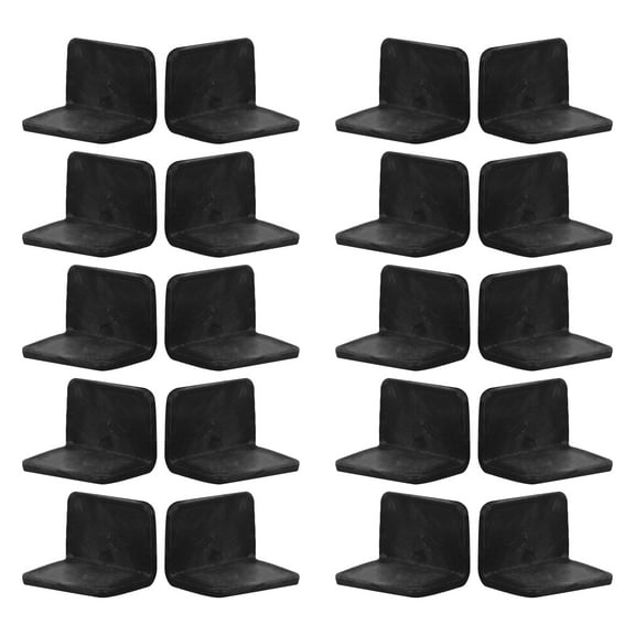 OFFIGAM 30pcs Packaging Edge Covers In Black For Transportation With Thickened Design For Logistics Providers