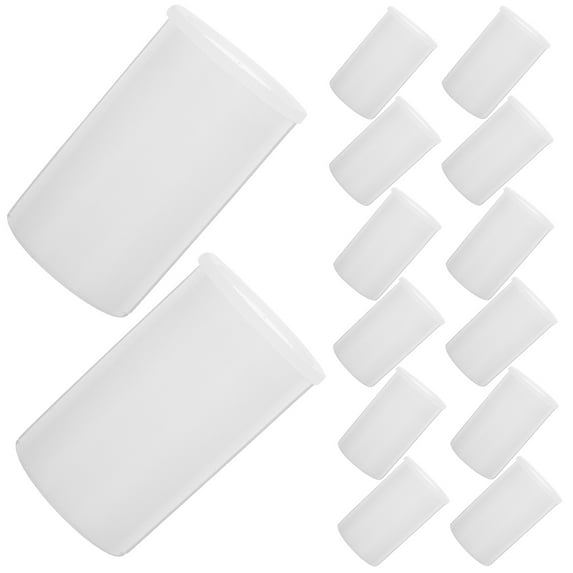 OFFIGAM 35-Piece White Plastic Bead Storage Containers for Home, Craft, Jewelry, and Photography Organization