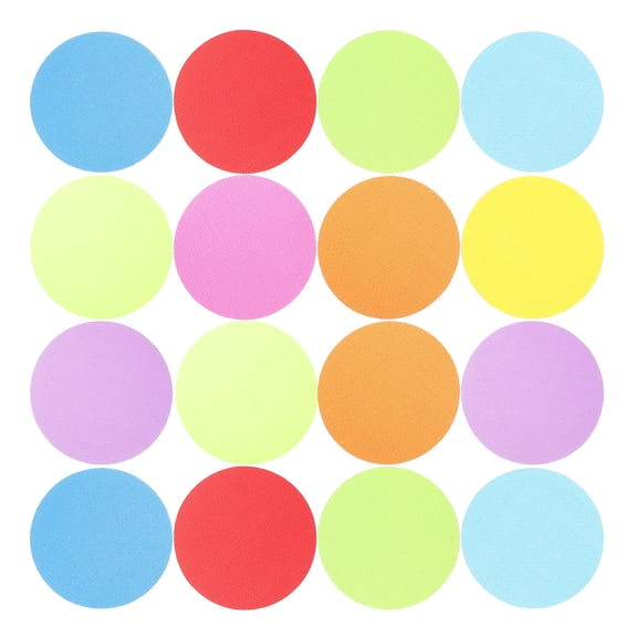 OFFIGAM Classroom Floor Markers, 36 Multicolor Nylon Dots, for Multiple , and Non-