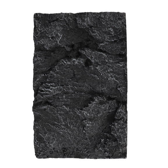 OFFIGAM 3D Fish Tank Background Black Aquarium Decorative Board for Realistic Habitat Layout