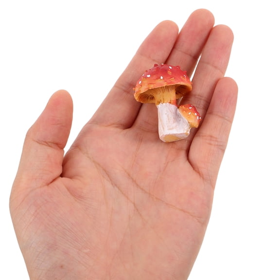 OFFIGAM Mushroom Garden Ornaments Outdoor Decorative Resin Set of 3 for Yard Patio Lawn Home