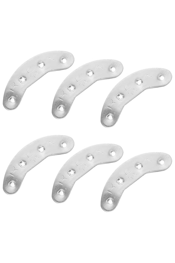 3Pairs Metal Heel Protectors Sturdy Repair Pads for Shoes and Boots