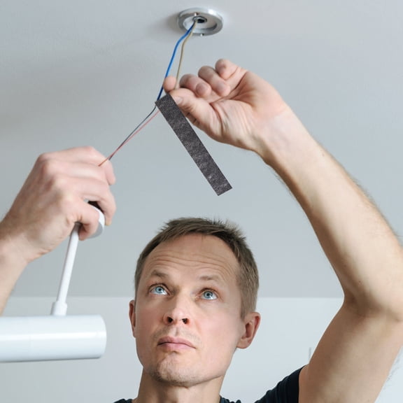 OFFIGAM 3-Pack Black Adhesive Cloth Tape for Automotive Accessories Noise and Rattle Reduction