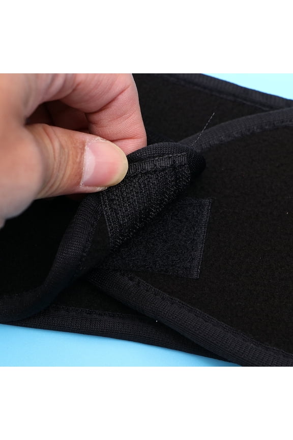 3-Pack Black Stretchy Moisture-Wicking Headbands with Full Ear Coverage for Running and Outdoor Activities