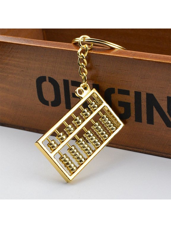 3-Pack Elegant Abacus Keychains, Key Holders for Bags, Backpacks, and Daily Accessories