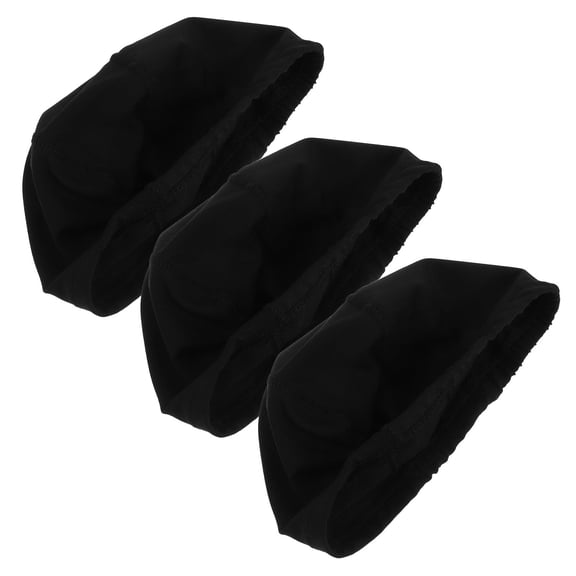 OFFIGAM 3-Pack Polyester Swim Caps for Competitive Swimmers and Families, Swim Hats
