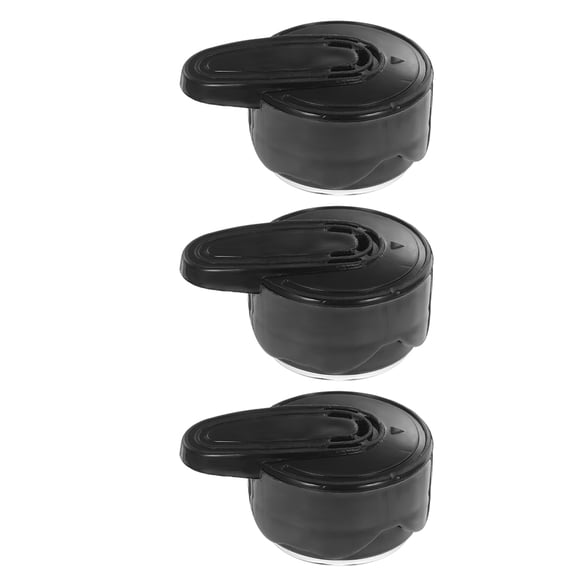 OFFIGAM 3-Pack Pressure Cooker Relief Valves, Black Plastic Pressure Release Valve for Safe Cooking