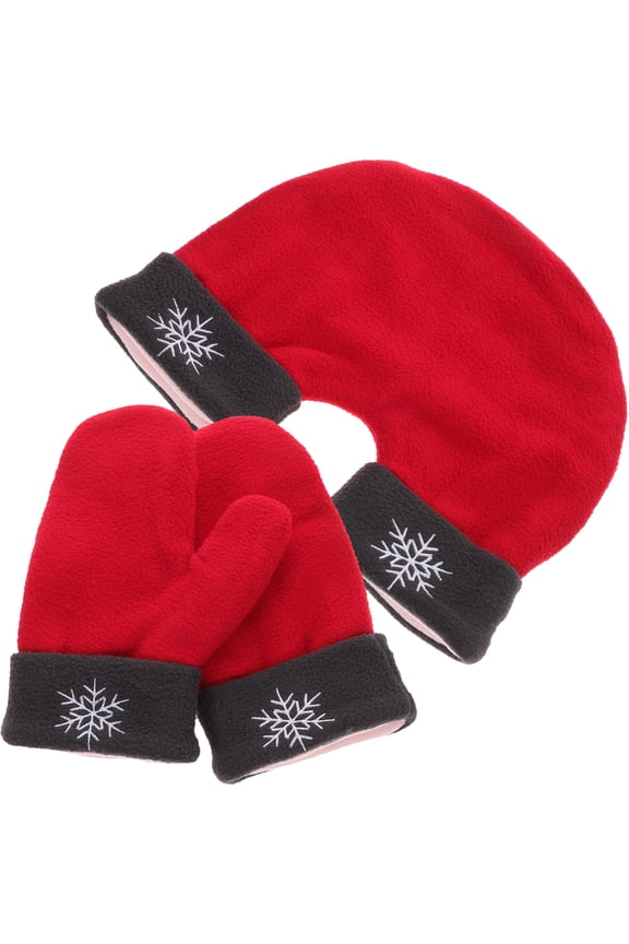 3-Pack Red Winter Gloves for Men and Women, Thick Warm Cozy Gloves for Couples, Soft and Comfortable