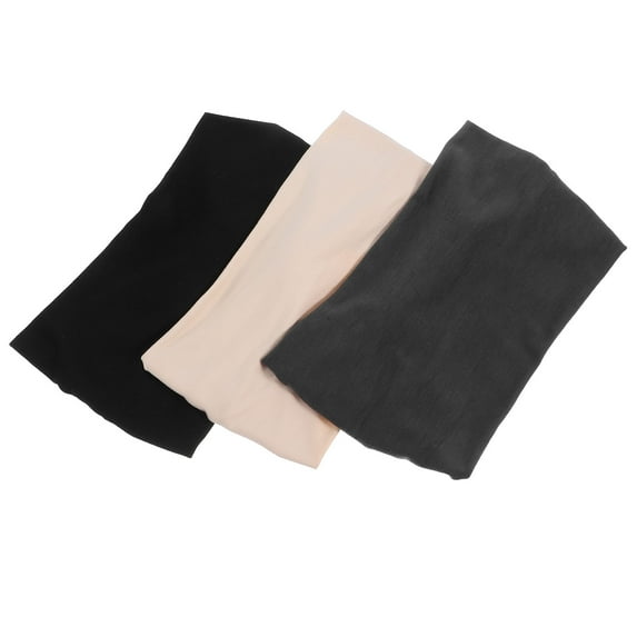 OFFIGAM Sweat Absorbent Wide Headbands, Trendy Knotted, Stretchy Material, 3Pcs