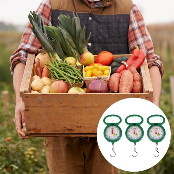 OFFIGAM 3pcs Humanized Design Weighing Spring Scale for Fishing and Travel