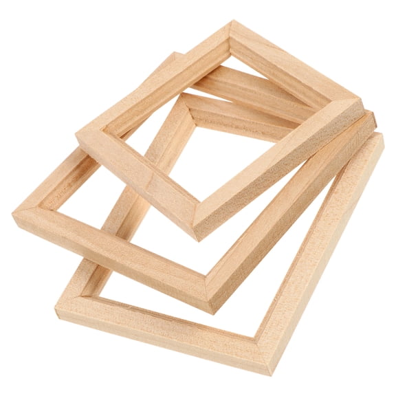 OFFIGAM Set of 3 Mini Dollhouse Furniture Small Picture Frames with Graduation Design for Dollhouse Decor