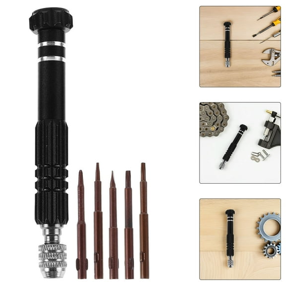 OFFIGAM 4 Sets Compact Design Screwdriver Kit Black Alloy For Car Mechanics And Automotive Tool