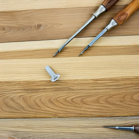 OFFIGAM 40Pcs Metal Furniture Wheel Socket Inserts Silver with Grip Ring Stem Sleeves