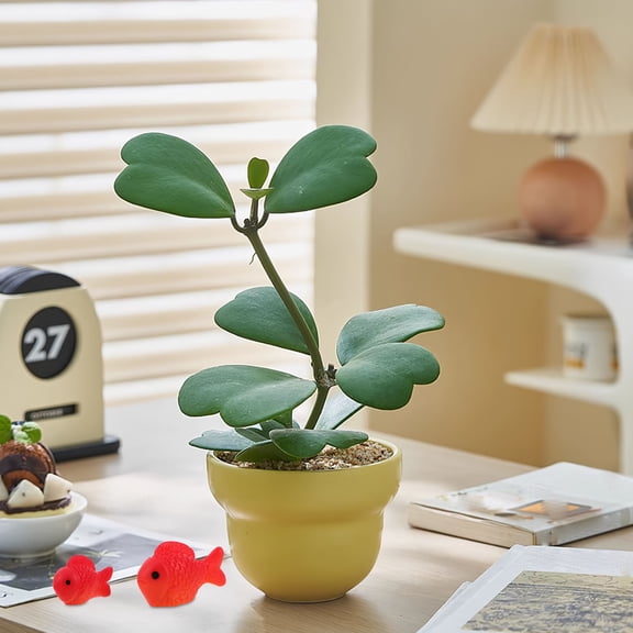 OFFIGAM Resin Sea Animal Figurines Orange High Realism for DIY Aquarium Landscaping